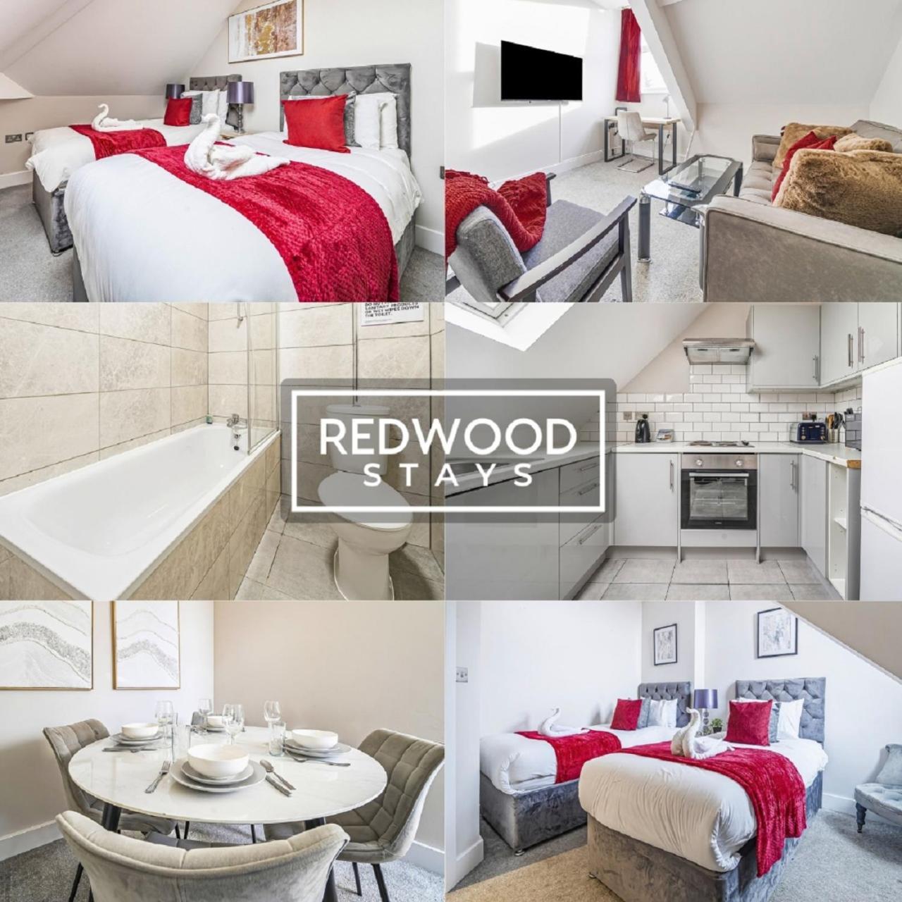 Newly Refurbished Everest Lodge Serviced Apartments For Contractors & Families, Free Wifi & Netflix By Redwood Stays Farnborough (Hampshire) Exterior foto